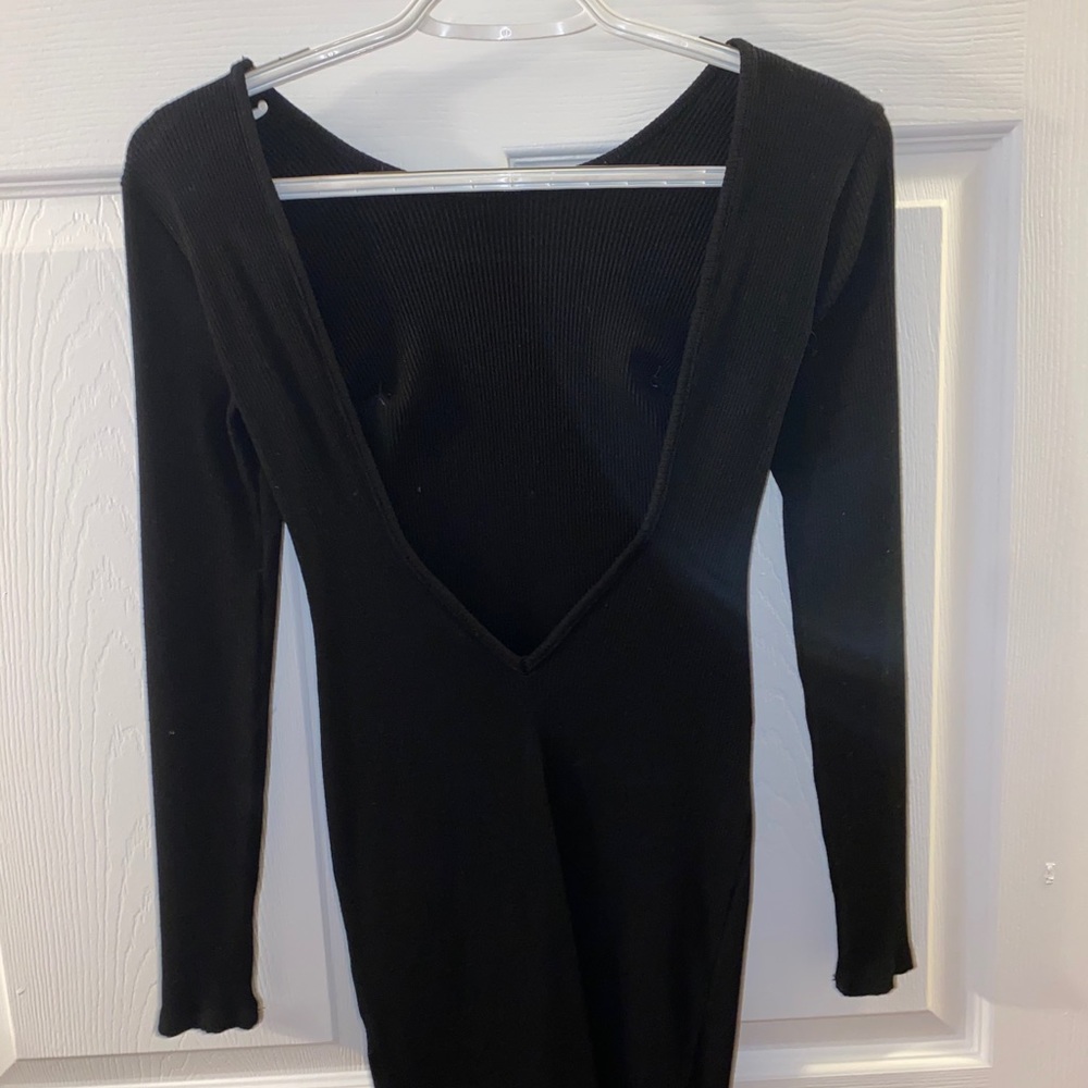 Open back fashion nova dress